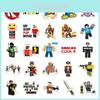 50 шт. Разноцветные водонепроницаемые стикеры Roblox для DIY ноутбука, скейтборда и багажа
