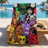 Fnaf Horror Stylish Digital Printing Beach Towel Quick Drying Absorbent Blanket For Beach Pool Gym Travel Christmas Gift C9211965