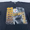Винтажная футболка PITTSBURGH STEELERS 90-х годов РАЗМЕР L/XL футбол NFL мягкая