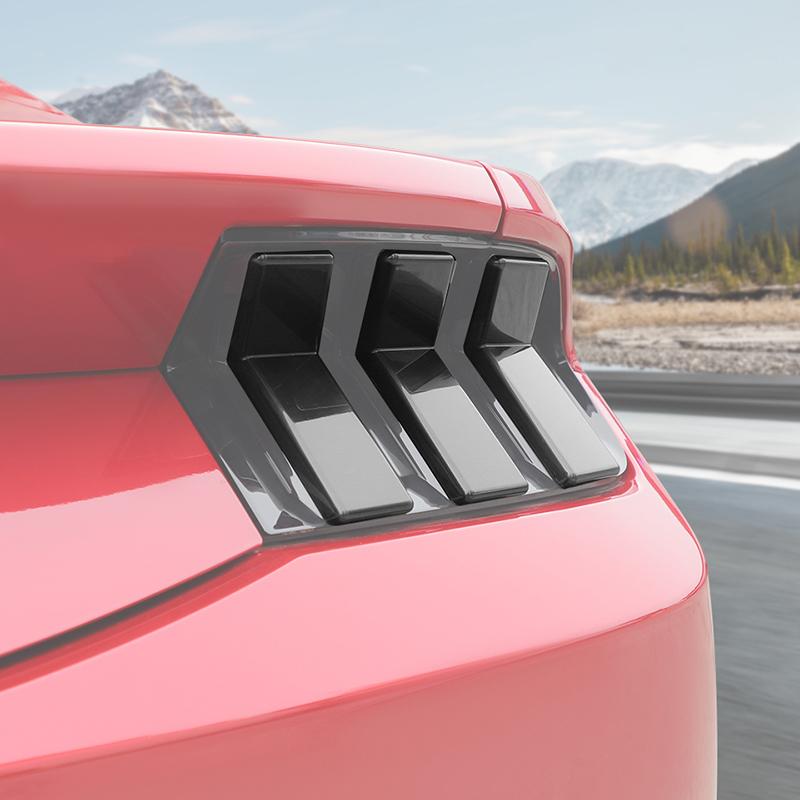 Car Tail Light Cover Taillight Decorative Stickers  For Ford Mustang 2024 Up Car Exterior Accessories, ABS Plastic