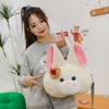 Devon Rex Devon Rex Cat Plush Schoolbag Animal Plushie Animal Plush Bag  Children