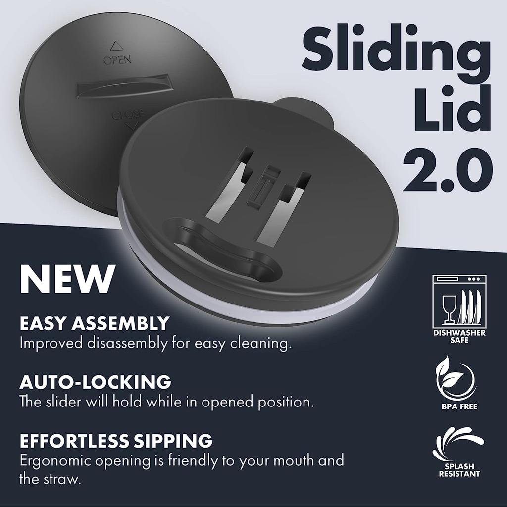 GRANDTIES 19 цветов Премиум кружка с вакуумной изоляцией 460 мл Легко выдвигающаяся крышка в комплекте Двойные стенки из нержавеющей стали с вакуумной изоляцией В комплекте