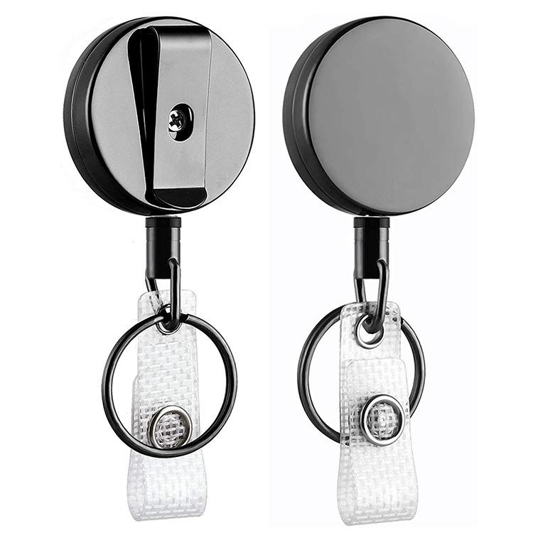 Новый продукт, противоугонные катушки для значков, зажим для ремня, катушки для значков, 70 см, выдвижная длина, инструменты для рыбалки на открытом воздухе, кемпинга, путешествий