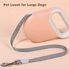 Поводок-рулетка для собак, прочный поводок для прогулок с ручкой, препятствующей скольжению, для собак средних и крупных пород весом до 330 фунтов