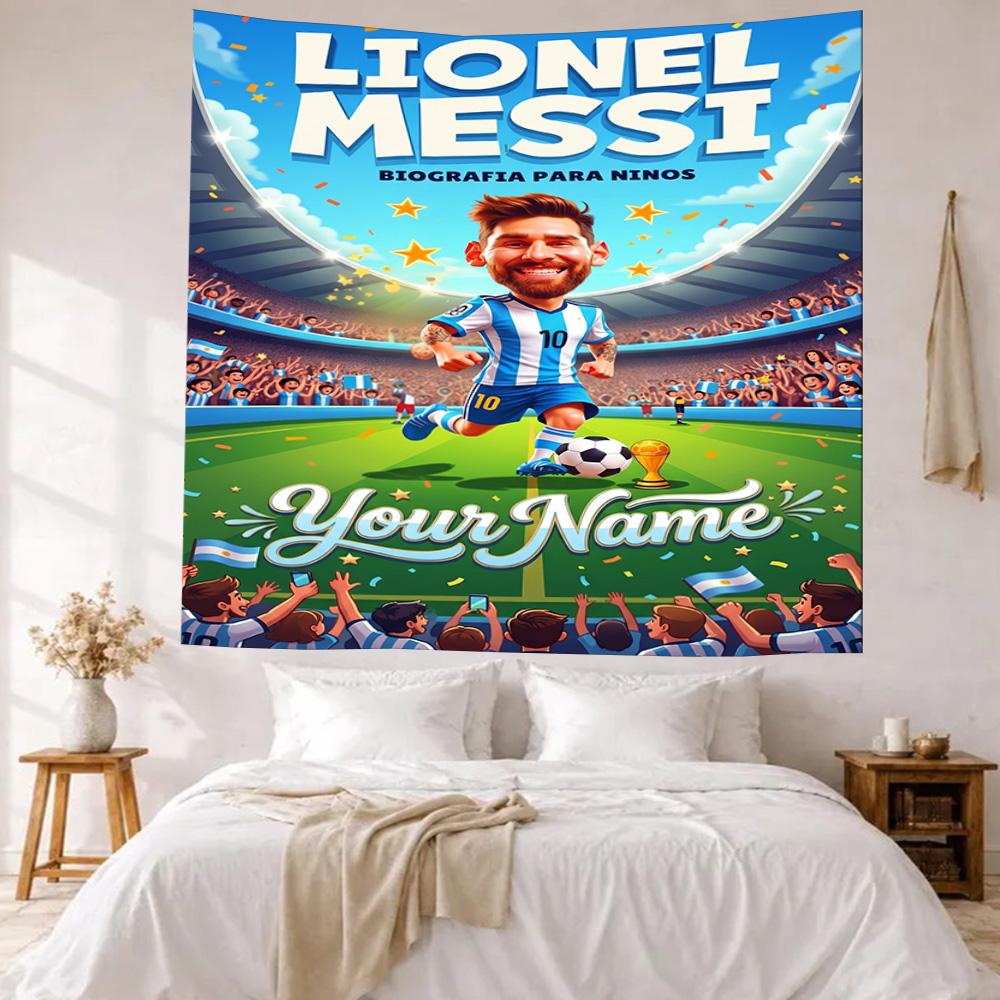 Jorge Lorenzo Custom Your Name Wall Decor Tapestry Art For Pet Memorial Birthdaywedding Party Backdrop Family Gift