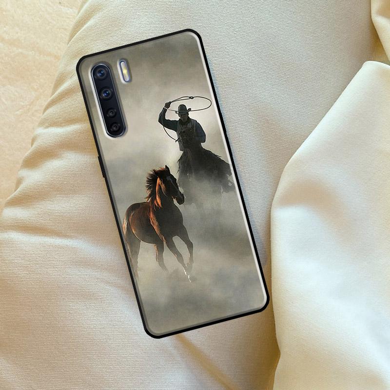 Чехол Rodeo Cowboy Lasso для OPPO A79 A38 A58 A78 A98 A54 A74 A94 A16 A76 A96 A5 A9 A52 A72 A15 A17 A57 A53S