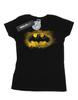 DC Comics Женская/дамская хлопковая футболка с логотипом Batman Spray