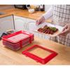 Reusable Fresh Storage Container Creative Meal Prep Containers Food Preservation Tray  Refrigerator