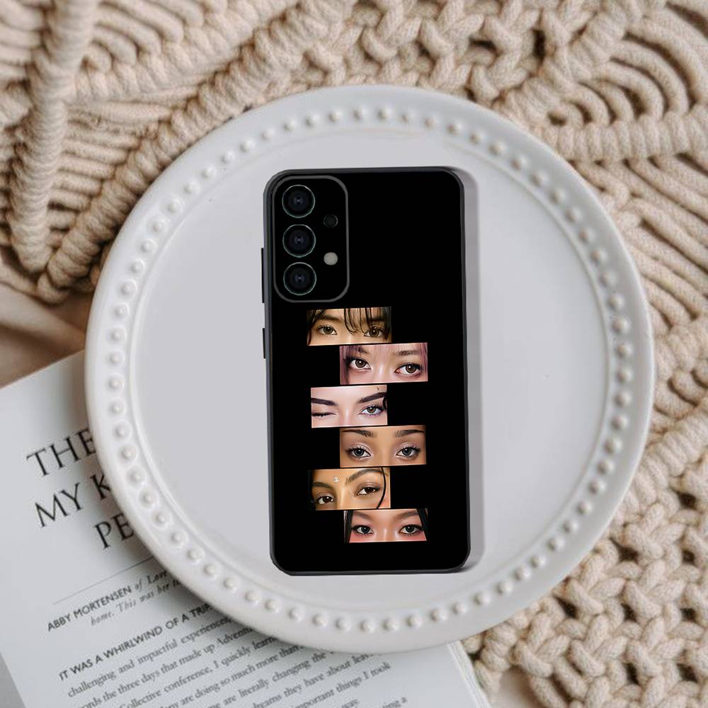 Чехол для телефона Samsung Galaxy A73,31,32,72,41,53,52,71,22,5G,Note,J7,8,9 K-KATSEYES Музыкальная группа Мягкий Черный Чехол