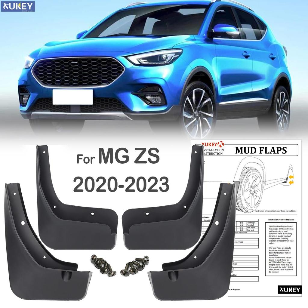 4x For MG ZS EV ZX PLUS ZST VS ZS11 2022 2023 Mud Flaps Splash Guard Mudguards MudFlaps Front Rear Fender Car