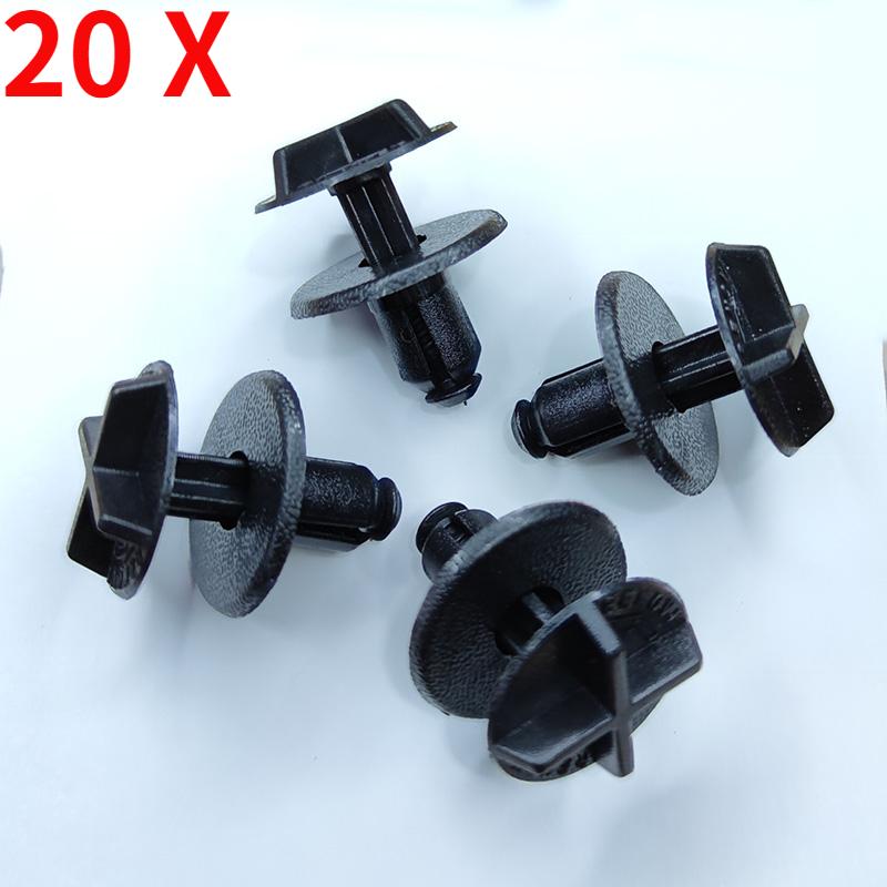 Nylon Battery Cover and Cowl Panel Clip Fasteners for Land Rover Range Rover Discovery Sport Evoque OE LR024316 Auto Clips