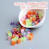 10g Pack of Flat Acrylic Alphabet Beads for DIY Children's Beading and Jewelry Keychain Accessories