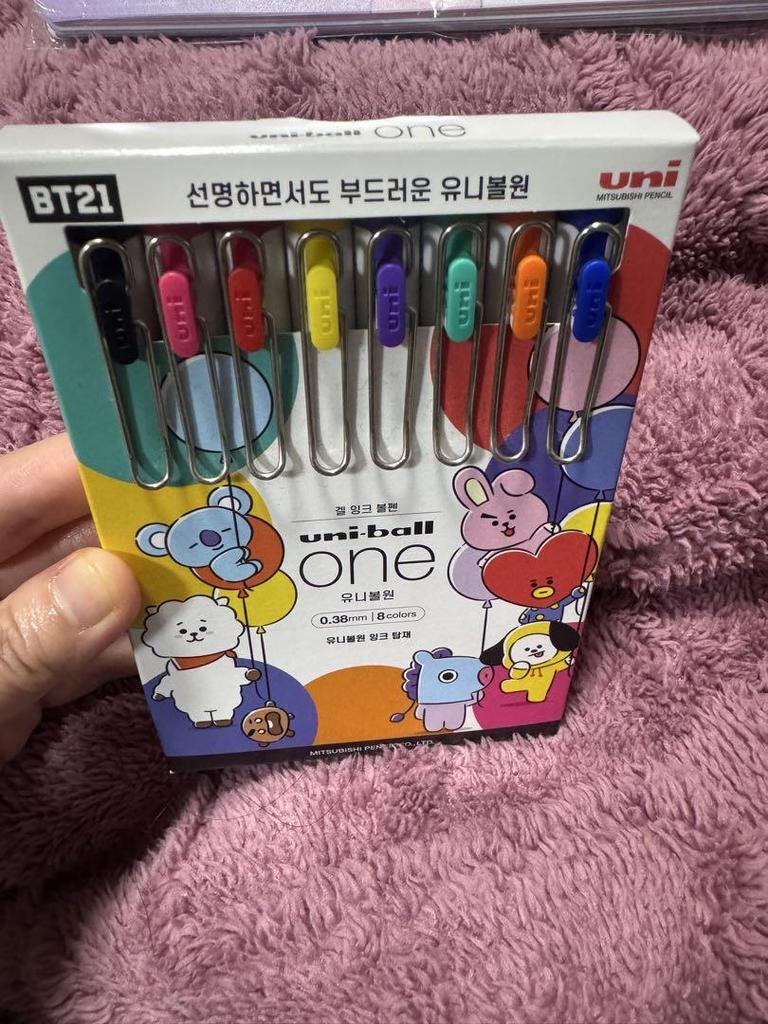 [Б/У] BTS BT21 набор из 8 штук Еженедельник