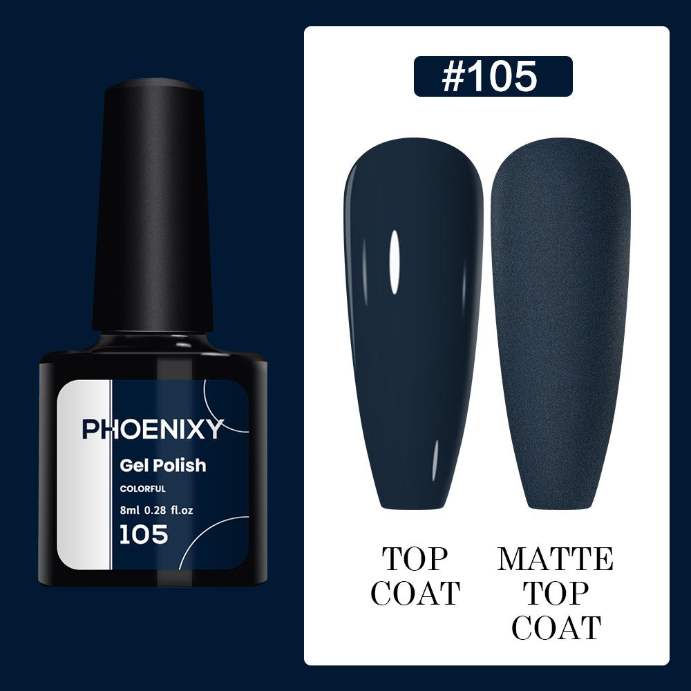 PHOENIXY, 50 шт., гель-лак для ногтей, долговечный гель-лак, верхнее базовое покрытие, полуперманентный гель-лак, дизайн ногтей «сделай сам»