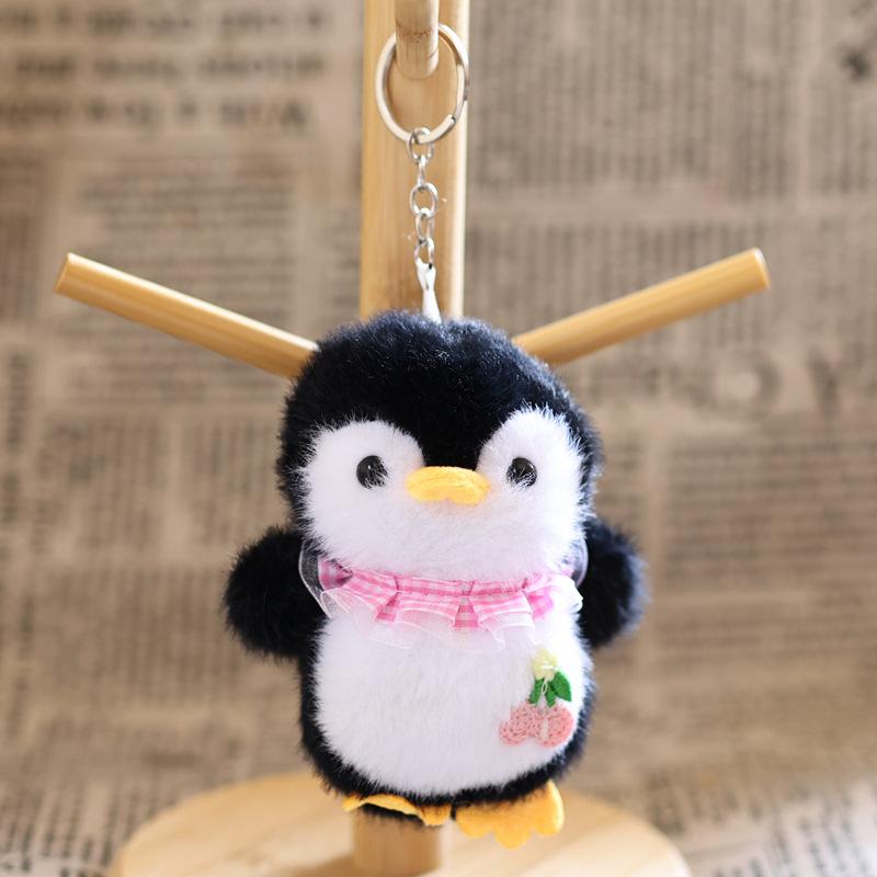 Милый мультяшный пингвин, плюшевый брелок, мягкая игрушка, брелок для ключей, подвеска для рюкзака, украшение для сумки, прекрасные подарки