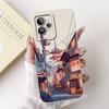 For Realme 12 Pro Plus / 12 Pro / 12 Plus / 12x / 12 5G Case Cover Liquid Silicone Soft TPU Cool Style Cartoon Astronaut Fundas