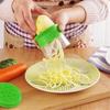 1 шт. Ручная спиральная овощерезка и фрукторезка, регулируемая спиральная овощерезка, инструмент для салата, вращающаяся овощерезка, кухонный гаджет!