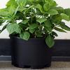 Large Round Outdoor Plant Nursery Pot with Drainage Holes 30cm 34cm Black