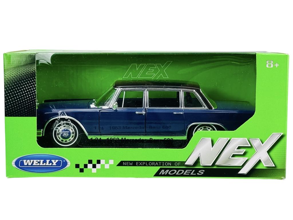 WELLY 1963 MERCEDES-BENZ 600 BLUE 1:24 24121