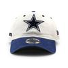 9TWENTY Кепка с ремешком Dallas Cowboys NFL CLASSIC SIDESCRIPT STRAPBACK CAP DALLAS COWBOYS 920 Шляпа НИЗКИЙ ПРОФИЛЬ Кремовый [New Era]