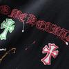 8965 CHROME HEARTS Лето 2026 Новая Высококачественная Хлопковая Свободная Футболка Большого Размера с Круглым Вырезом для Мужчин и Женщин Футболка для Пары