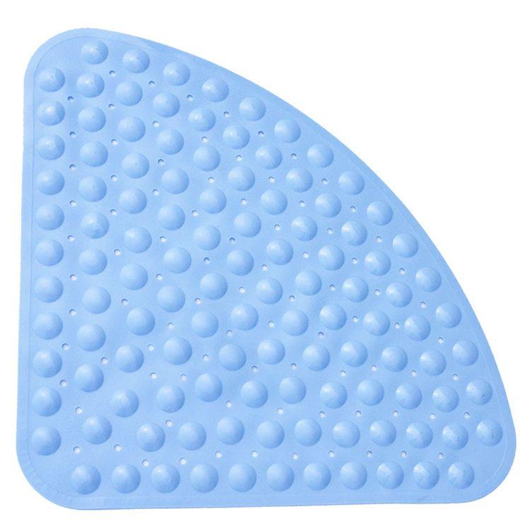 53x53CM Sector Rubber Corner Shower Mat Anti-slip Quadrant Bath Mat Anti-Bacterial Suction Shower Tub Non-slip Bathtub Mat