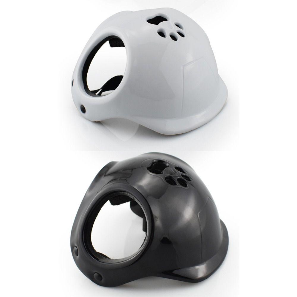 С отверстиями для ушей Шлем для питомца на мотоцикл Однотонный Безопасный шлем для щенка Шлем для питомца-мотоциклиста Кошка