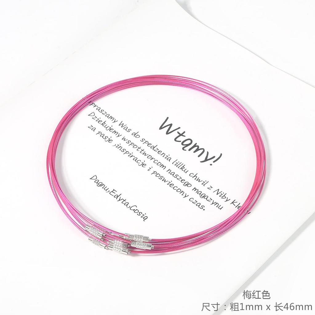 10pcs/pack Wire Collar Handmade DIY Necklace Lanyard Bracelet Ring Accessories