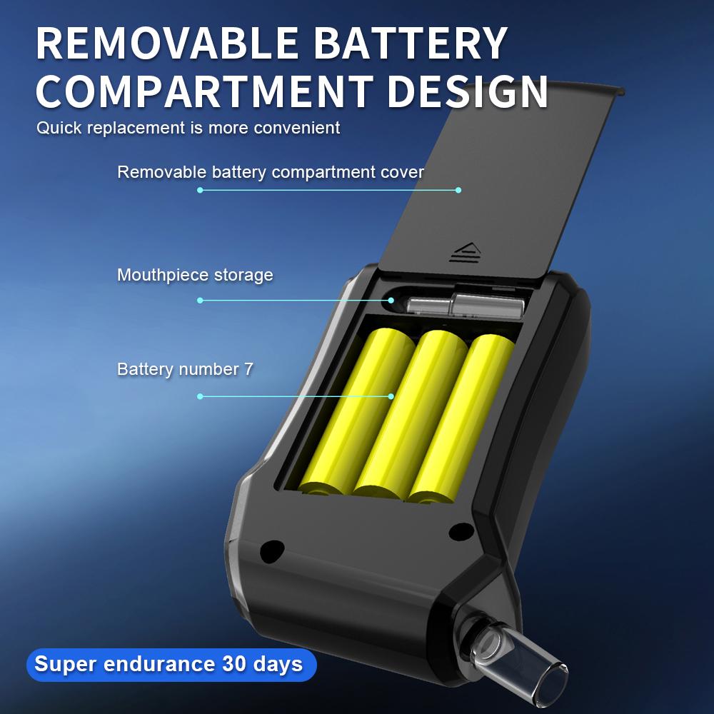 Высокоточный портативный алкотестер с ЖК-дисплеем, цифровой детектор алкоголя в выдыхаемом воздухе, алкотестер, тест на вождение в нетрезвом виде для домашней вечеринки