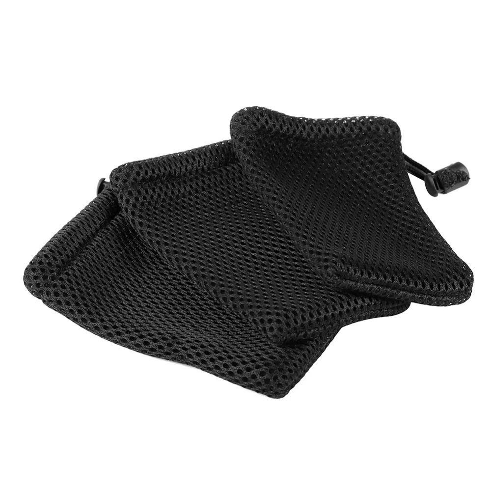 Data Cable Drawstring Storage Pouch Digital Storage Bags Mesh Drawstring Pouch Travel Organizador