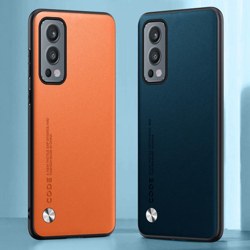 Роскошный чехол из искусственной кожи для OnePlus Nord 2 5G, задняя крышка, матовый силиконовый чехол для телефона с полной защитой для One Plus Nord 2 Nord2