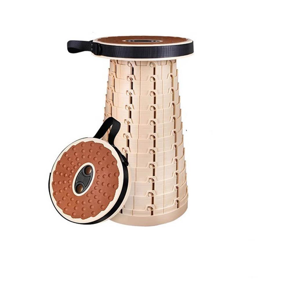 Collapsible Camping Stool Adjustable and Extendable Foldable Retractable Stool  Adult