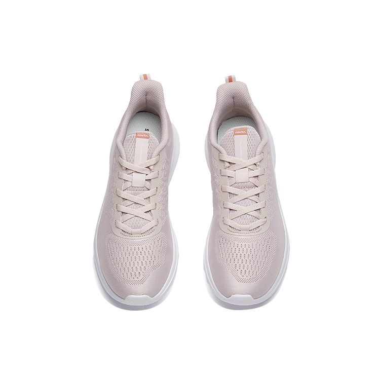 Anta Дышащие легкие прочные низкие кроссовки для бега женские кроссовки Lotus-Gray 122025570-3