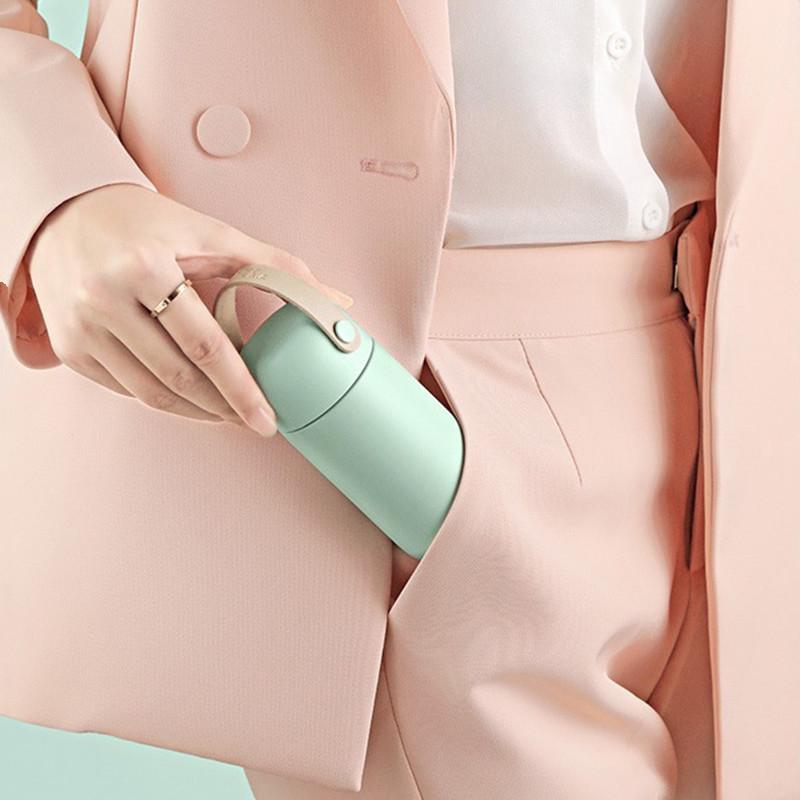 150 мл Мини-термос из нержавеющей стали 304, модная портативная карманная термокружка для кофе и чая, термос для воды, стакан