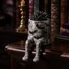 Halloween Resin Ornaments Sitting Leg-Dangled Planter, Funny Long Leg Succulent Plant Pot Creative Indoor Outdoor Decor with Pumpkin Ghost Mummy,