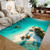 Креативный ковер на тему прибрежных пляжей для гостиной, домашний декор, ковер под диван, прикроватный коврик для спальни, коврик для кухни, коврик для журнального столика, придверный коврик