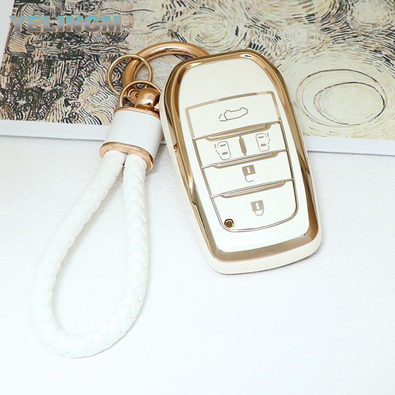 Для Toyota Alphard PREVIA Voxy Noah Esquire Vellfire Harrier Чехол для ключа автомобиля Кейс Пульт Дистанционного Управления Корпус Брелок Держатель Аксессуары