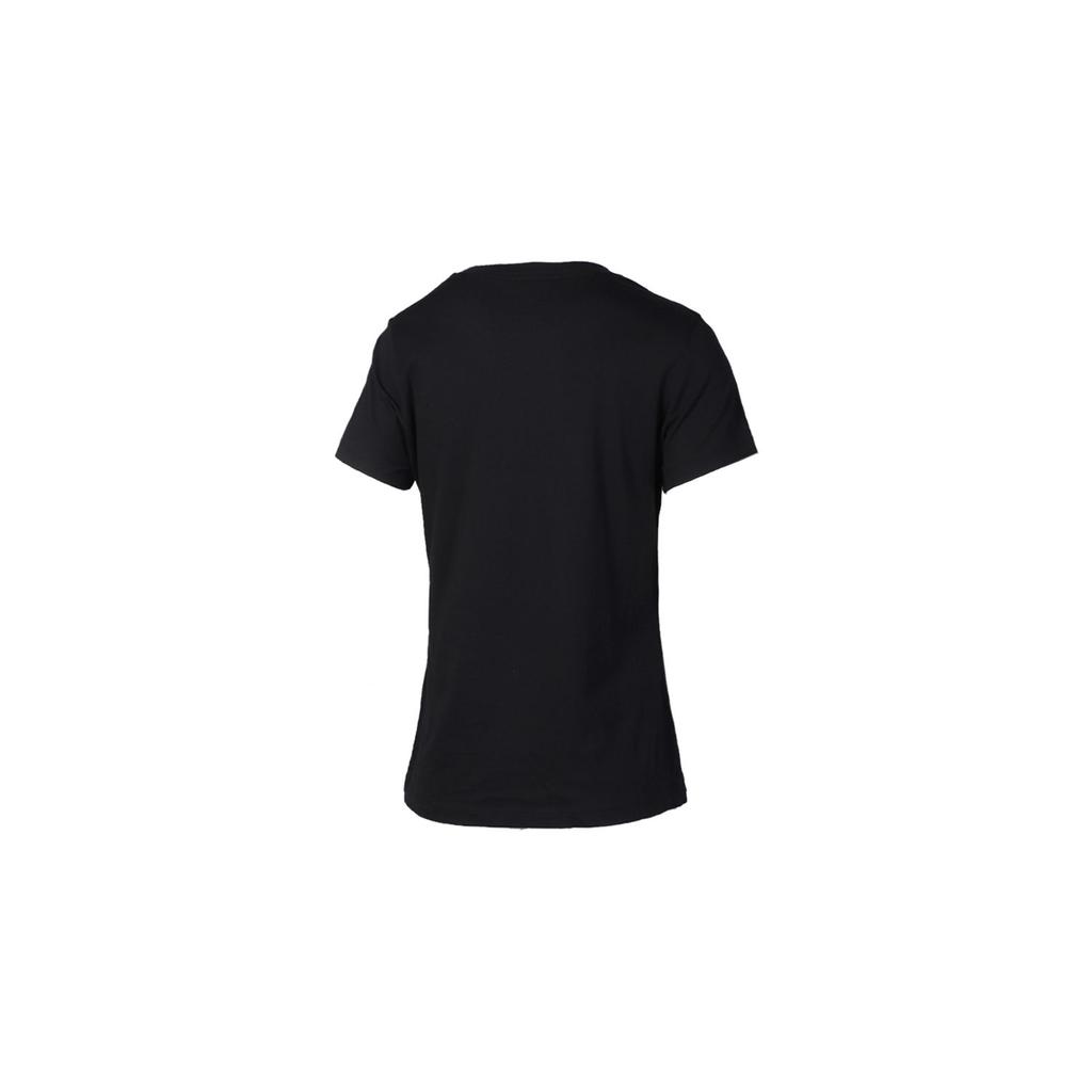 Nike Short Sleeve Crew Neck T-Shirt Women Tops Black CJ7915-010