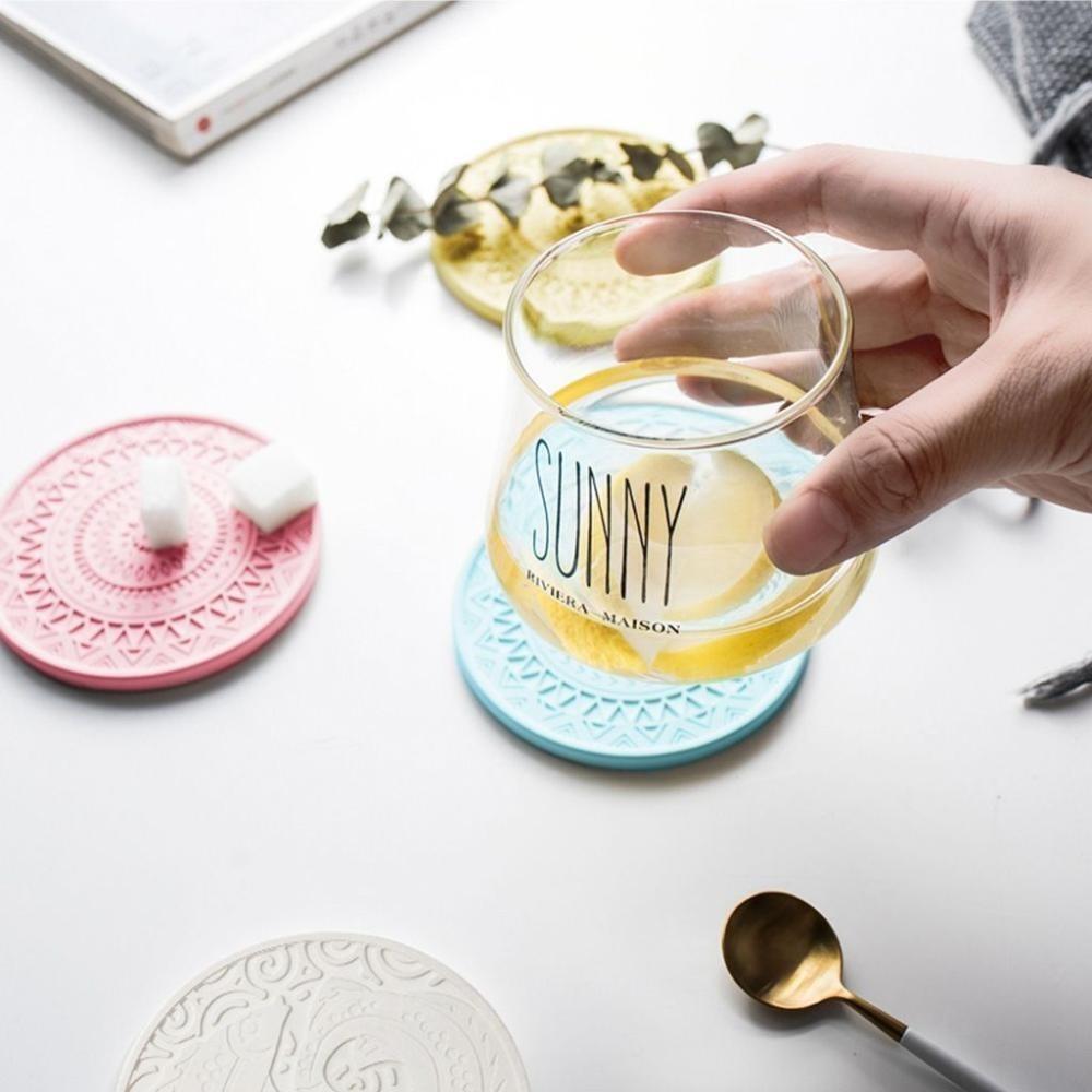 Подставки под стаканы, впитывающие воду, теплоизоляция, домашний декор, подставки под приборы, новый диатомитовый изоляционный коврик