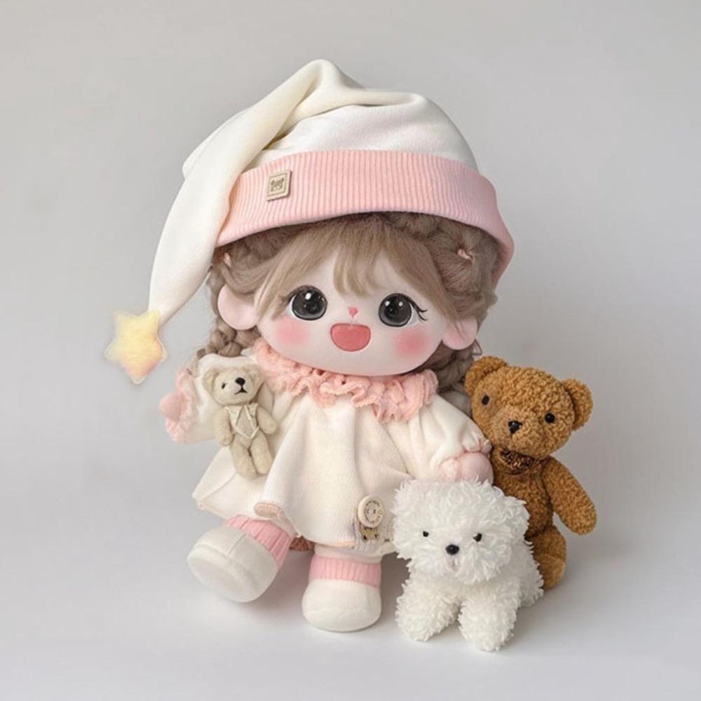 1 Set Pajamas Cotton Doll's Clothes Outfit Plush Doll Clothes Children's Gift