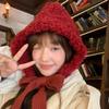 Thickened Ear Protective Hat Balaclava Women Lei Feng Hat Cute Winter Plush Beanies  Student