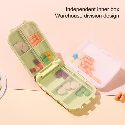 Независимый внутренний прочный 8-сеточный водонепроницаемый портативный складной органайзер для планшета, коробка-органайзер, держатель для хранения таблеток