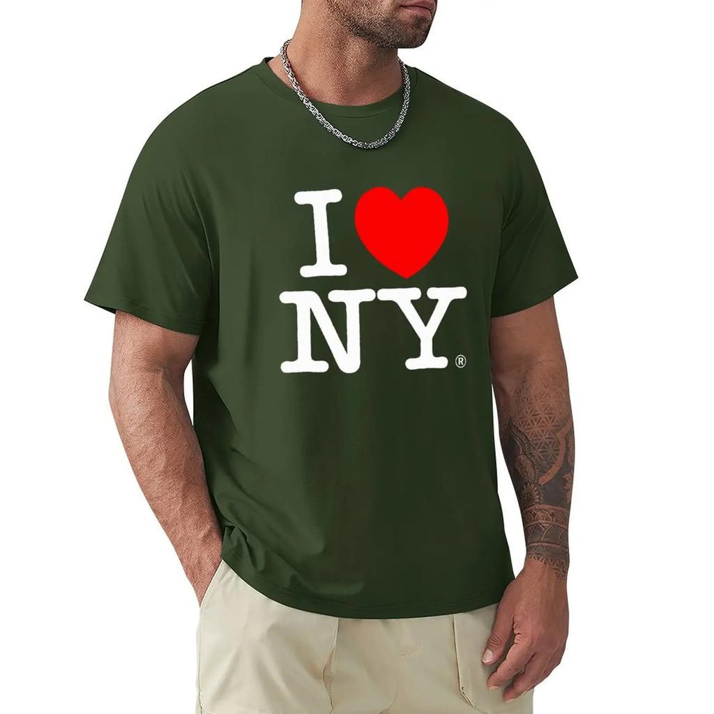 I Love New York Tourist I Heart Ny T Shirt Harajuku Short Sleeve T-shirt 100% Cotton Graphics Tshirt Tops