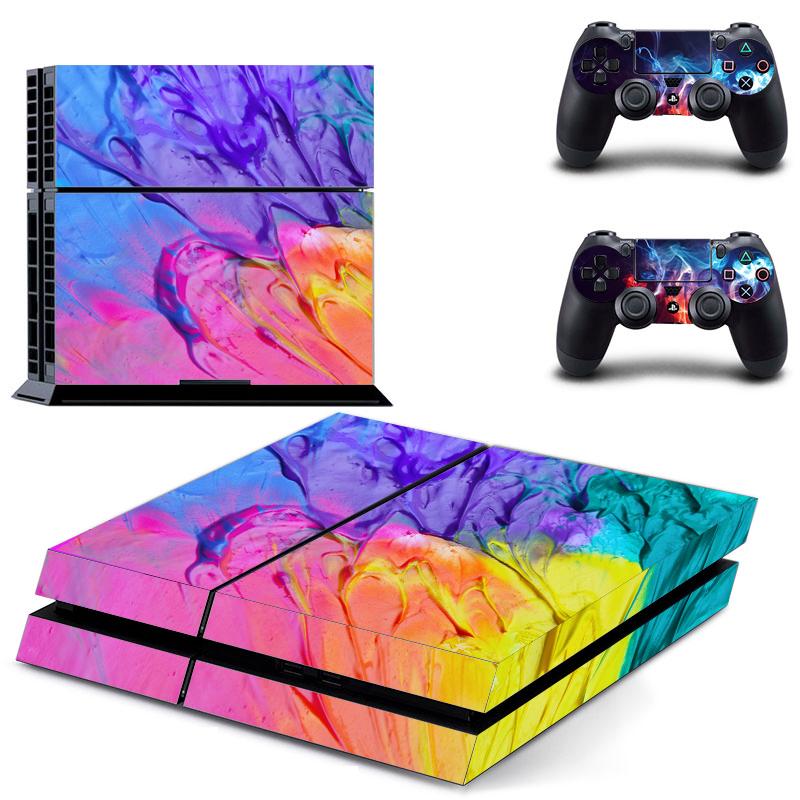Наклейки для PS4, наклейки для PlayStation 4, наклейки, наклейки, чехол для PlayStation 4, консоли и контроллера PS4, виниловые скины