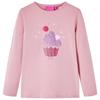 Kids' Long-sleeved T-shirt Light Pink 92/104/116/128/140