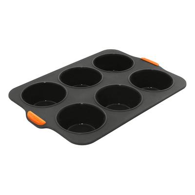 Силиконовая форма для кексов Bakemaster Jumbo 6шт.
