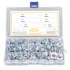 105Pcs T Nut Tee Nuts M4?M10 Galvanized Carbon Steel Assortment Set Kit for Maintenance