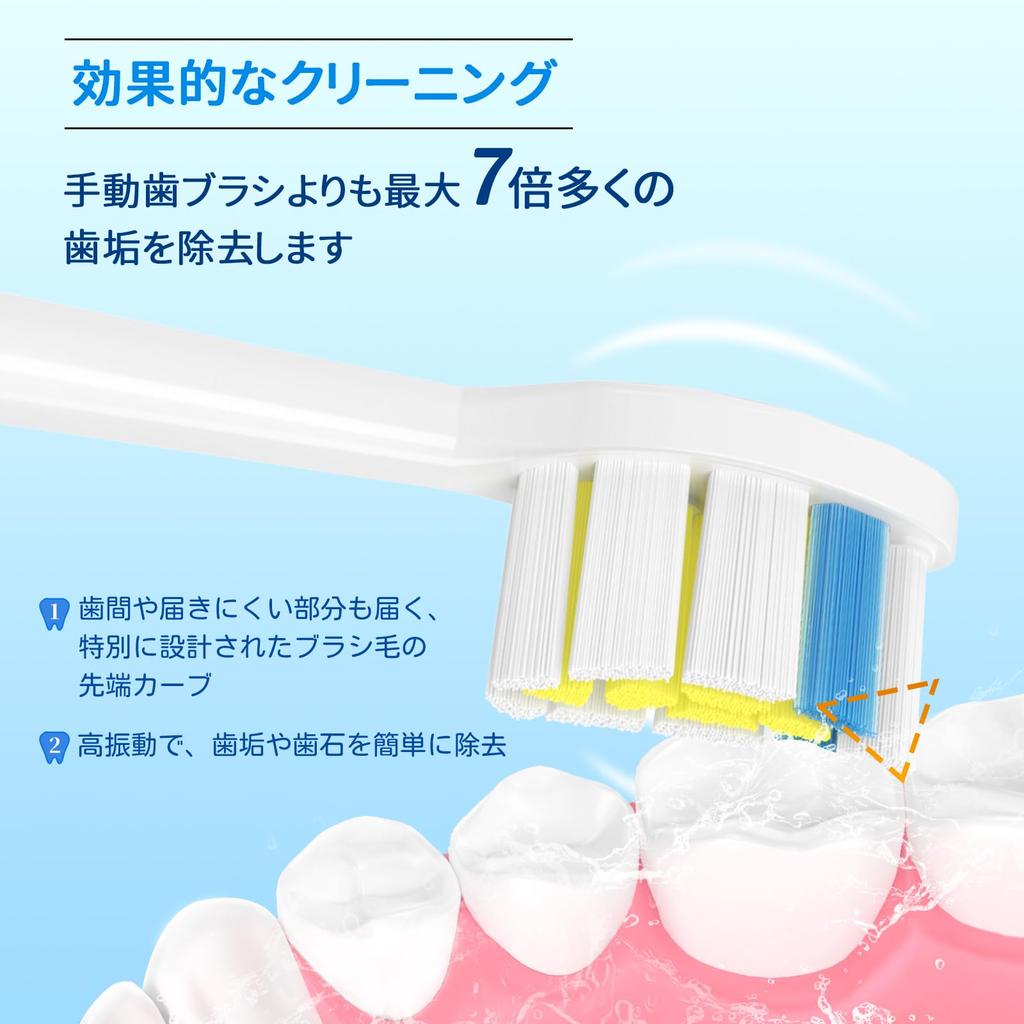 LINILEEA электрическая зубная щетка сменная щетка совместимая с Philips Sonicare совместимая щетка обычная (8 шт.)