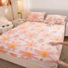 European Style Floral Pattern,100% Cotton,Bed Sheet With Elastic Band160x200,No Pillowcase,Soft Breathable,133x72 Fabric