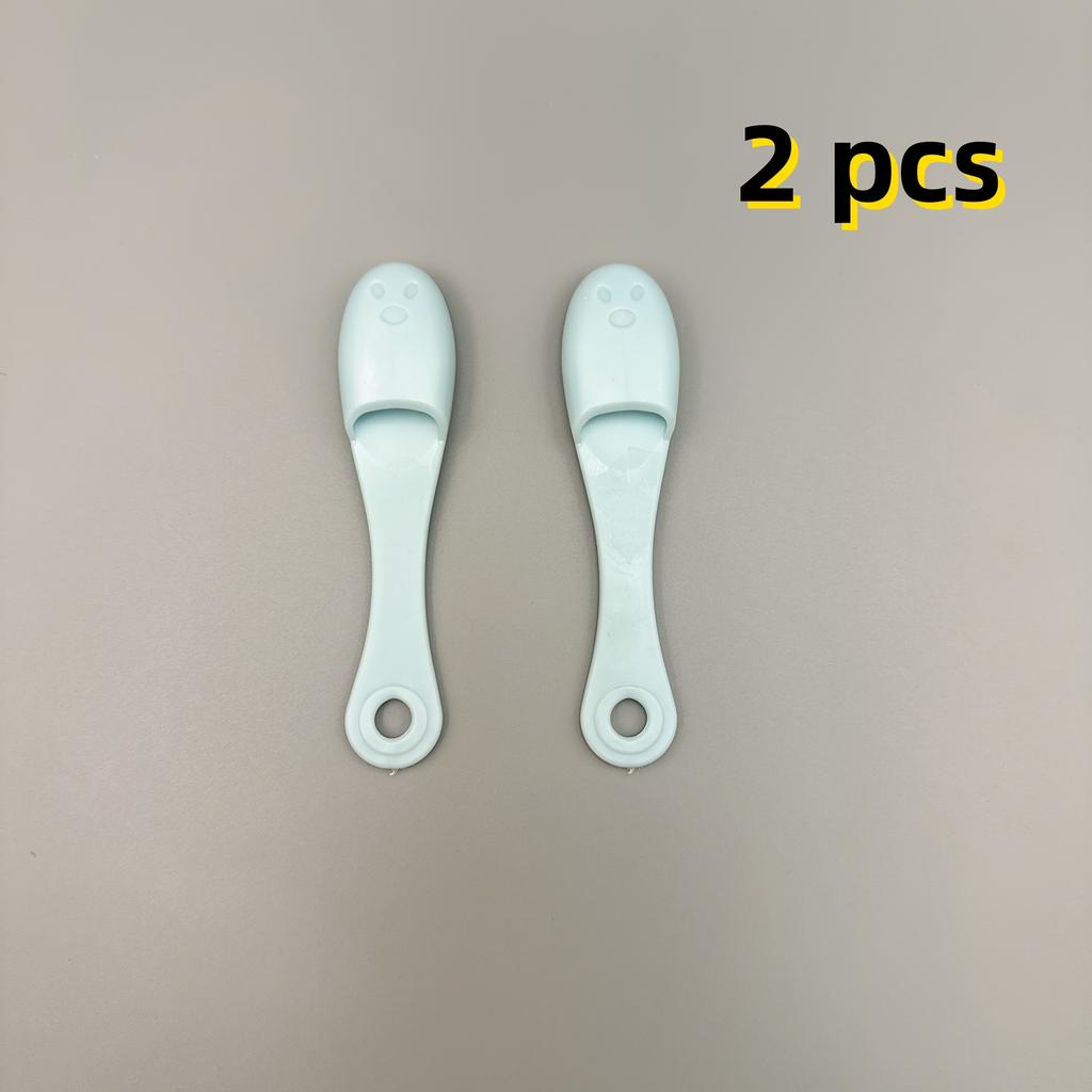 2 шт. Мягкая силиконовая щеточка для носа для очищения лица, удаления черных точек, щеточка для носа, отшелушивающая щеточка для очищения лица, инструмент для ухода.